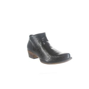 Roper Womens Sofia Caiman Black Booties Size 7 Medium (B, M)